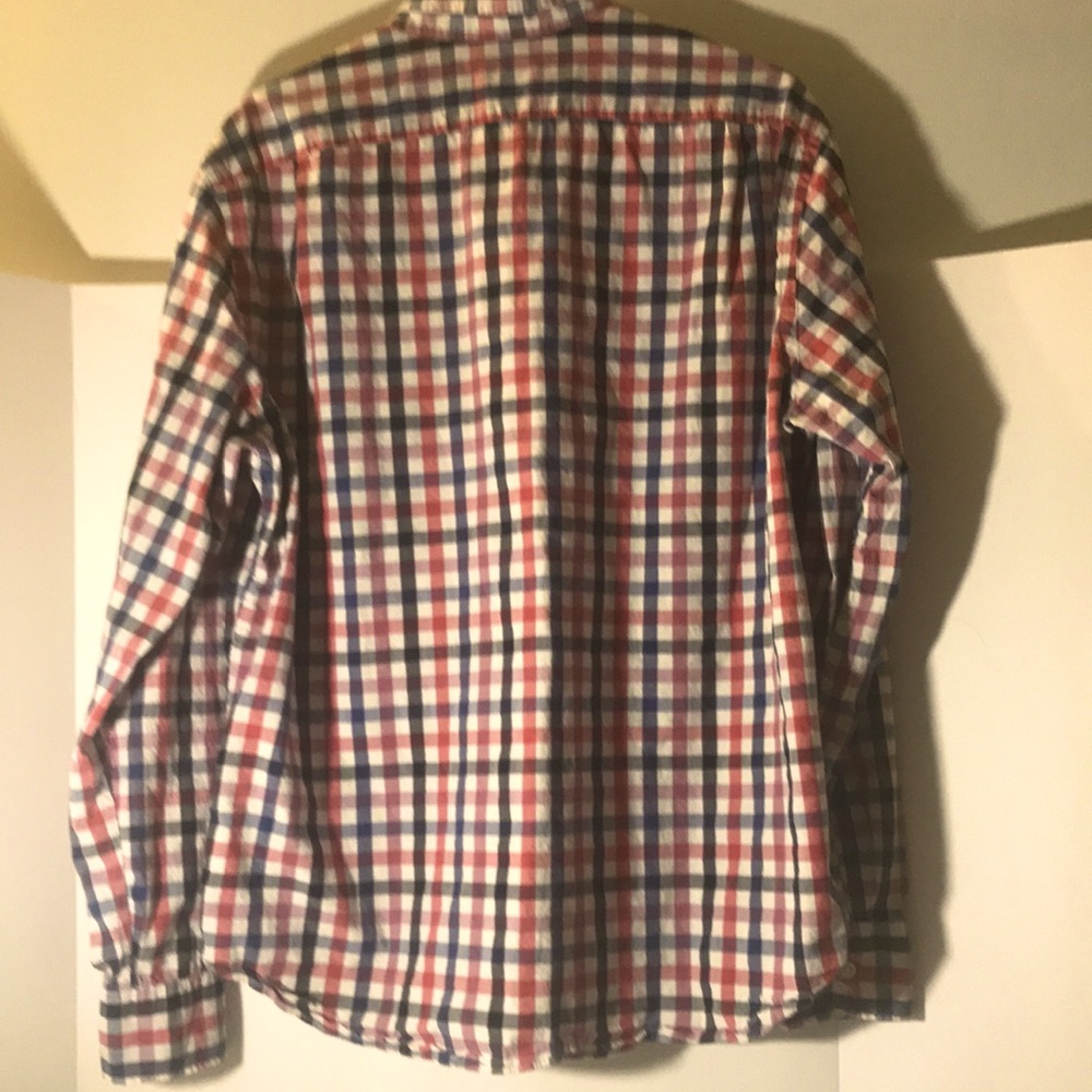 J.Crew oxford button down long shirt size xl   pocket flex washed classic preppy - Picture 8 of 9